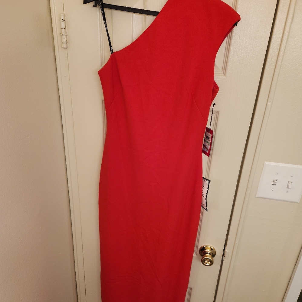 NWT Vince Camuto Full Length One Shoulder Dress